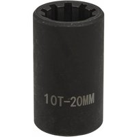 Sealey 1/2" Drive 10 Point Square Ribe Brake Caliper Socket
