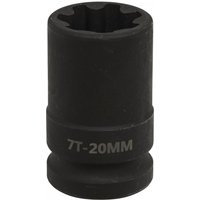 Sealey 1/2" Drive 7 Point Square Ribe Brake Caliper Socket