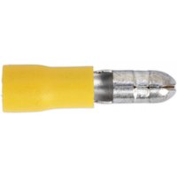 Sealey YT21 Bullet Terminal Ø5Mm Yellow Pack Of 100