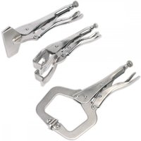 Sealey 3 Piece Sheet Metal and Welding Clamp Set