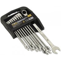 Siegen 10 Piece Extra Long Combination Spanner Set Metric