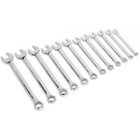 Sealey 12 Piece Drop Forged Combination Spanner Set Metric
