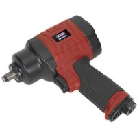 Sealey GSA6000 Composite Air Impact Wrench 3/8inSq Drive - Twin Hammer