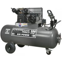 Sealey SAC3203B Air Compressor 200L Belt Drive 3Hp With Front Control Panel