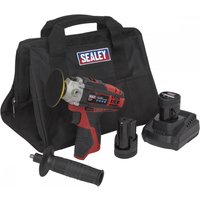 Sealey CP1205KIT Cordless Polisher Kit Ø71mm 12V - (2 Batteries, Charger & Bag)