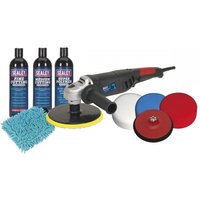 Sealey CPK05 Ø180Mm Pro Polishing & Compounding Kit 1100W/230V