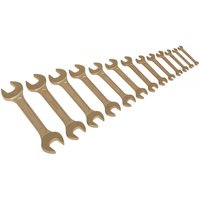 Sealey NS015 Double Open-End Spanner Set 13Pc - Non-Sparking