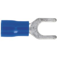 Sealey BT14 Easy-Entry Fork Terminal Ø5.3Mm (2Ba) Blue Pack Of 100
