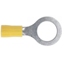 Sealey YT17 Easy-Entry Ring Terminal Ø13Mm (1/2in) Yellow Pack Of 100