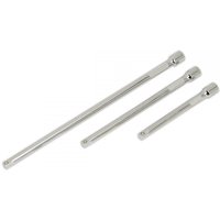 Sealey 3 Piece 1/4" Drive Socket Extension Bar Set