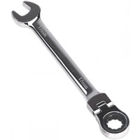Sealey Flexible Head Ratchet Combination Spanner Metric