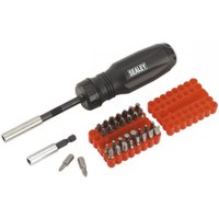 Sealey 33 Piece Gearless Ratchet Screwdriver Set