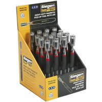 Sealey S0903DB Heavy-Duty Magnetic Pick-Up Tool With Led 3.6Kg Capacity Display Box Of 16