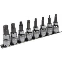 Sealey 8 Piece 3/8" Drive Lock On Hexagon Socket Bit Set Imperial
