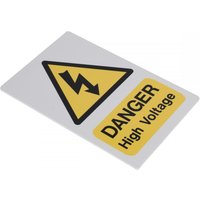 Sealey HVSA4 High Voltage Warning Sign 200 X 300Mm