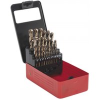 Sealey 25 Piece HSS-Co Drill Bit Set