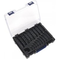 Sealey 170 Piece Assorted Hss Roll Forged Drill Bit Set