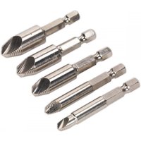Sealey AK7228 5 Piece HSS Screw and Drill Bit Extractors