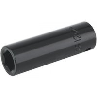 Sealey 3/8" Drive Deep Hexagon Impact Socket Metric