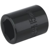 Sealey 3/8" Drive Hexagon Impact Socket Metric