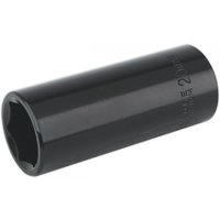 Sealey 1/2" Drive Deep Hexagon Impact Socket Metric