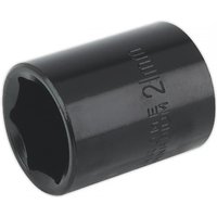 Sealey 1/2" Drive Hexagon Impact Socket Metric