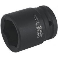 Sealey 3/4" Drive Hexagon Impact Socket Metric