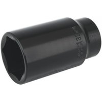 Sealey 1/2" Drive Deep Hexagon Impact Socket Metric