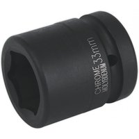 Sealey 1" Drive Hexagon Impact Socket Metric