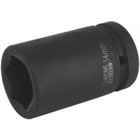 Sealey 1" Drive Deep Hexagon Impact Socket Metric
