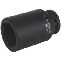 Sealey 3/4" Drive Deep Hexagon Impact Socket Metric