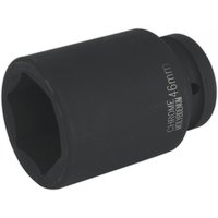 Sealey 1" Drive Deep Hexagon Impact Socket Metric