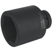Sealey 1" Drive Deep Hexagon Impact Socket Metric