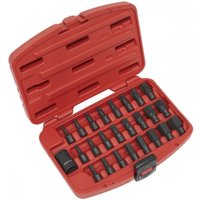 Sealey 25 Piece Impact Torx, Hex and Spline Socket Bit Set