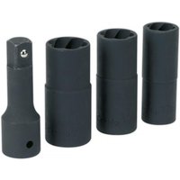 Sealey 4 Piece 1/2" Drive Wheel Nut and Removal Impact Socket Set