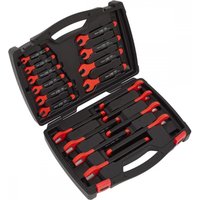 Sealey AK63172 18 Piece VDE Insulated Open End Spanner Set
