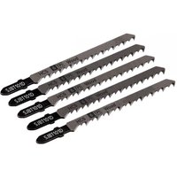 Sealey SJBT101D Jigsaw Blade Hard Wood 100Mm 6Tpi - Pack Of 5