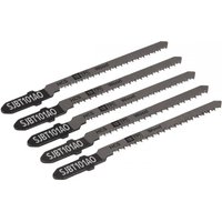 Sealey SJBT101AO Jigsaw Blade Hard Wood 83Mm 18Tpi - Pack Of 5