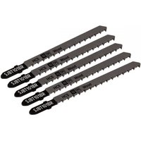Sealey SJBT101BR Jigsaw Blade Hard Wood Downward Cut 100Mm 10Tpi - Pack Of 5
