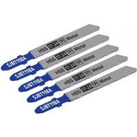Sealey SJBT118A Jigsaw Blade Metal 92Mm 17-24Tpi - Pack Of 5