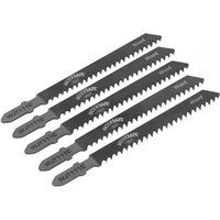 Sealey WJT111C Jigsaw Blade Soft Wood & Plastics 75Mm 9Tpi - Pack Of 5