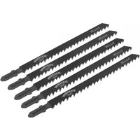 Sealey WJT344D Jigsaw Blade Wood 105Mm 6Tpi - Pack Of 5
