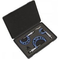 Sealey AK9651M Micrometer Set 3Pc Metric