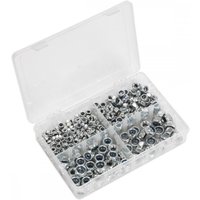 Sealey AB032LN Nylon Locknut Assortment 300Pc M6-M12 Metric