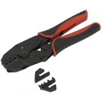 Sealey AK3857 Interchangeable Jaw Ratchet Crimping Tool