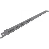 Sealey SRBS644D Reciprocating Saw Blade Clean Wood 150Mm 6Tpi - Pack Of 5
