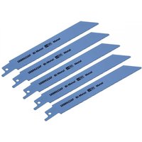 Sealey SRBR622AF Reciprocating Saw Blade Metal 150Mm 24Tpi - Pack Of 5