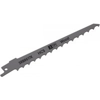 Sealey SRBR617K Reciprocating Saw Blade Pruning & Coarse Wood 150Mm 3Tpi - Pack Of 5