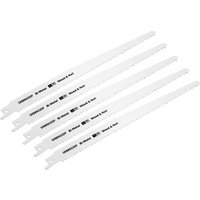 Sealey SRBR922DF Reciprocating Saw Blade Wood & Nail 230Mm 6Tpi - Pack Of 5
