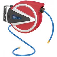 Sealey SA812 Retractable Air Hose Reel 12M Ø6.5Mm Id - Pu Hose